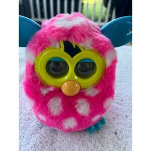 Furby pink and white polkadot- 2012- works